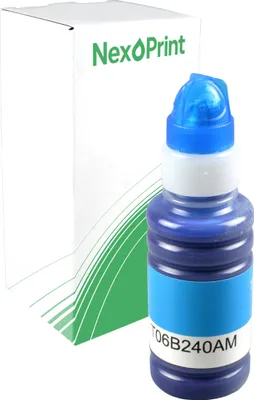 Produktbild von Druckerpatrone kompatibel zu Epson C13T06B240 113 cyan EcoTank ET-5805 Epson ET-5800 Epson ET-5170 Epson ET-5160 Epson ET-5150