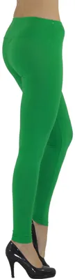 Produktbild von Damen Leggings Leggins lang hoher Bund grün XXL