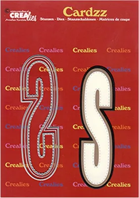 Produktbild von Crealies | Cardzz Stanzschablone Buchstabe S