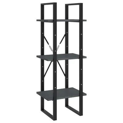 Zdjęcie produktu dla VidaXL 806494, Szary, Metal, Drewno, Drewno sosnowe, 400 mm, 300 mm