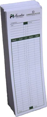 Produktbild von Henselite - Bowling-Scorekarten 100er-Pack CS356 (Einheitsgröße) (Weiß/Grün)