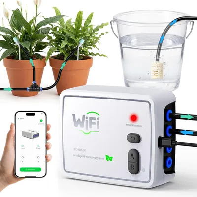 Productafbeelding van Automatisch Besproeiingssysteem met Twee Circuits, Wifi voor 20 Planten