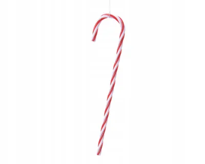 Produktbild von Christbaumschmuck Kunststoff Zuckerstangen 9cm rot / weiß 6er Set