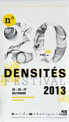 Obrázok produktu pre Festival Densités 2013 - 2013 - PLAGÁT - 34x60 cm
