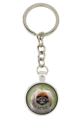 Obrázek produktu pro Pekinézský psík - klíčenka s vaší fotografií, ozdoba na klíče, přívěsek na kabelku značky Art-Dog