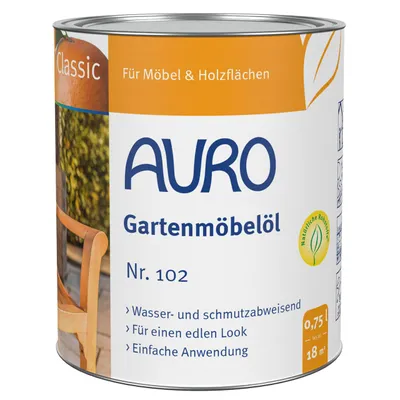Produktbild von AURO Gartenmöbelöl, Classic Nr. 102 0,75l Bangkirai