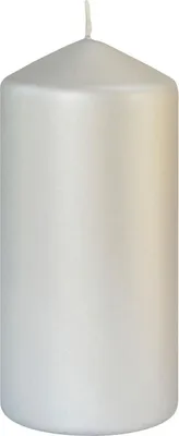Produktbild von Duni 152899 Wachskerze Zylinder Silber 10 Stück(e)