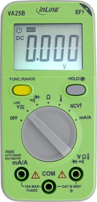 Image de InLine® Multimètre avec Auto-Range, format de poche