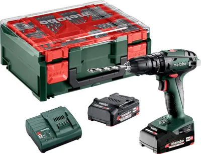 Produktbild von Metabo Akku-Schlagbohrschrauber SB 18 inkl. 78-teilig Zubehörset, 2 Akkus und Ladegerät