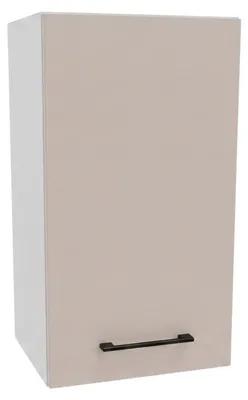Produktbild von Küchenhängeschrank 40 cm - Beige matt - Modulküche - Soft-Close-System - Küchenschrank - Universelle Frontmontage