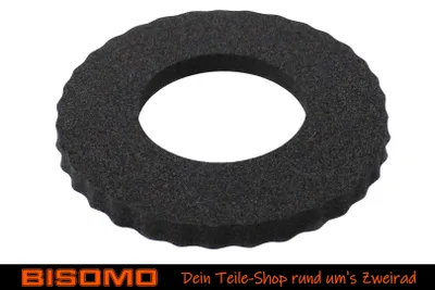 Produktbild von Tankschutzring Moosgummi 120 x 60mm, Tankdeckel Polster, Tankdeckelschwamm, Tankdeckel Dichtung, Simson S50, S51, S70, S53, SR50, SR80, KR51, SR4-2, SR4-3, SR4-4
