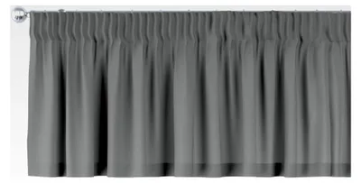 Produktbild von Kurzgardine mit Kräuselband Dekoschal 130 x 40 cm grau