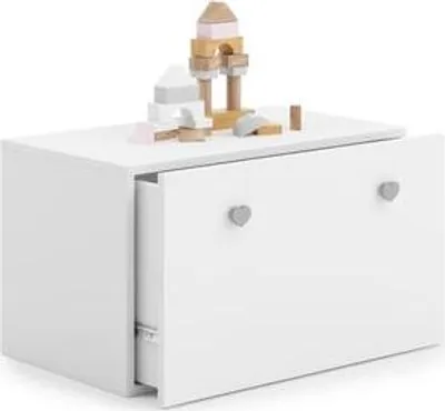 Obrázek produktu pro Dřevěný box na hračky INGA, úložný prostor na hračky, nábytek do dětského pokoje