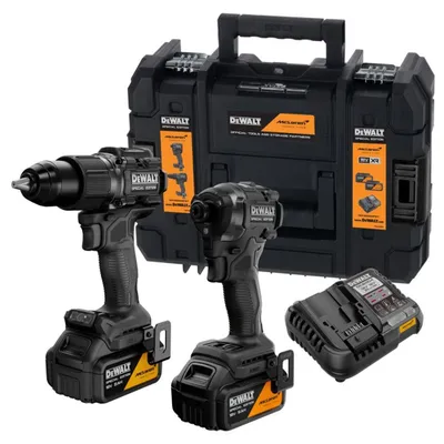 Immagine prodotto di DeWALT DCK2222MM2T (DCD86 + DCF86 + 2 batterie da 4,0 Ah + DCB1104 + TSTAK II McLaren)