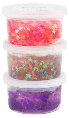 Produktbild von Creativ Company 787480, Glitzer-Modelliermassen-Set für Kinder, Mehrfarbig