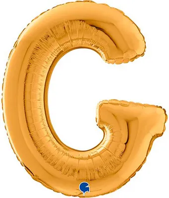 Obrázek produktu pro Obří fóliový balónek s písmeny 26"/66cm | Gold #G