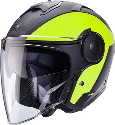 Immagine prodotto di Casco jet Caberg Soho Milano, nero opaco/neon, M (57/58)