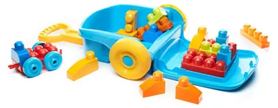 Produktbild von Mega Bloks Baustein-Rollkoffer (16 Teile)