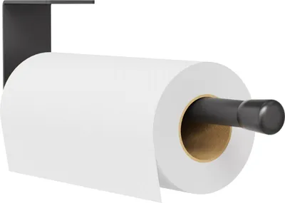 Produktbild von Küchenrollenhalter Küchenpapierhalter Dämpfungseffekt Hantuchhalter Schwarz 10735