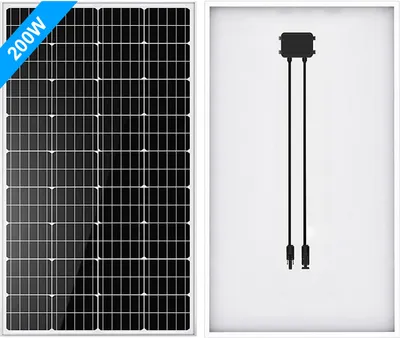 Produktbild von 200W Solarpanel Solarmodul 12V Monokristallin Wohnmobil Camping Pumpen Photovoltaik