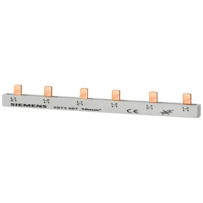 Immagine prodotto di Sbarra a pin 2 fasi, 1016mm - Sbarra di fase 2 poli 16mm² 1016mm 5ST3705