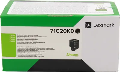 Produktbild von Lexmark - Schwarz - original - Tonerpatrone LCCP, LRP - für Lexmark CS730de, CS735de, CX730de, CX735adse