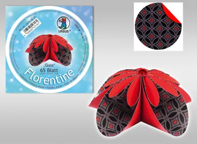 Produktbild von Faltblätter Florentine Gala 10cm