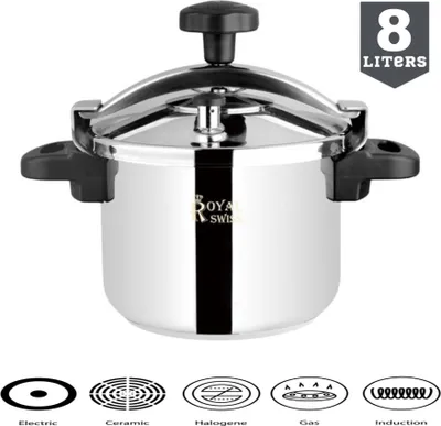 Produktbild von Induktion Schnellkochtopf 4-6-8-10 L Koch Topf Kochtopf Dampfkochtop EDELSTAHL 8L