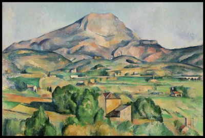 Obrázek produktu pro Plakát 91,5 x 61 cm Mont Sainte-Victoire, Paul Cezanne Vintage do Salonu