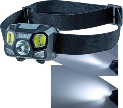 Image de Lampe frontale à LED avec accu CTH-5 IP44 5W 375 lumens avecgestuelle