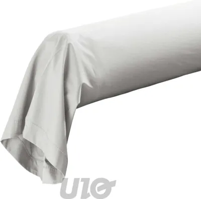 Image de Taies de Traversin - Douceur d'Intérieur - Percale - Percale de Coton 78fils - 185 x 85 cm - Blanc