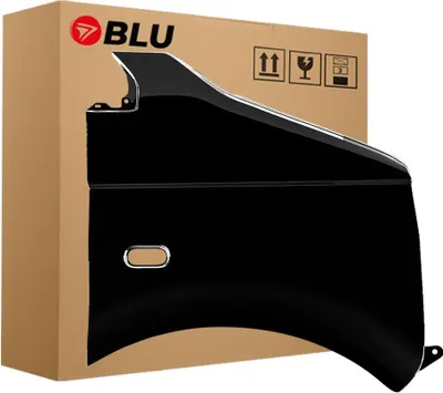 Image de BLU Aile Compatible avec VW Volkswagen Transporter T5 / Multivan L041 LO41 Droite Schwarz Schwarz | 2003-2015 | Avant | Peint| Prêt à Monter | Galvanisé