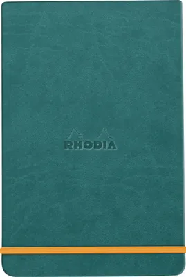 Produktbild von Rhodia Webnotepad 9x14 96Bl lin pfaugn