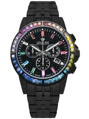 Produktbild von Louis XVI LXVI1129 Herrenuhr Majeste Frosted Iced Out Chrono