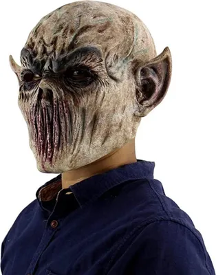 Produktbild von Halloween Alien Latex Maske Kopfbedeckung Atmungsaktive Vollgesichtskopf Maskerade Gruselige Cosplay Kostüm Requisiten