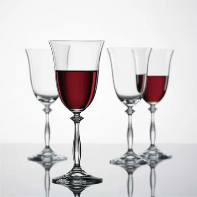 Produktbild von Rotweingläser Weinglas Angela Kristallgläser 350 ml 6er Set Bohemia Crystalex
