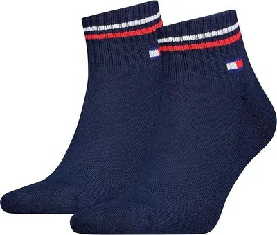 Produktbild von 2 Paar Tommy Jeans Herren Quarter Iconic Socken