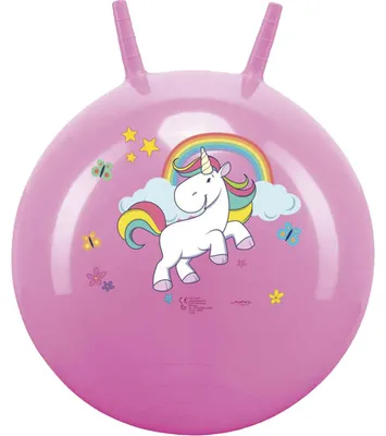 Produktbild von John Sprungball Einhorn mit 2 Griffen Ø45-50cm