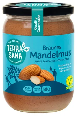 KREM Z MIGDAŁÓW PRAŻONYCH 100 % BIO 500 g - TERRASANA