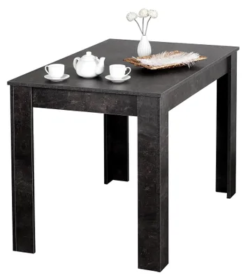 Produktbild von Kleiner Esstisch 110 x 75 x 68 cm Küchentisch Esszimmertisch Betonoptik Grau