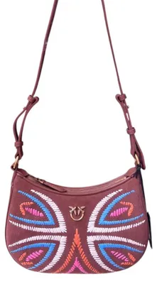 Produktbild von PINKO HALF MOON MINI FL Damen Crossbody-Tasche Braun