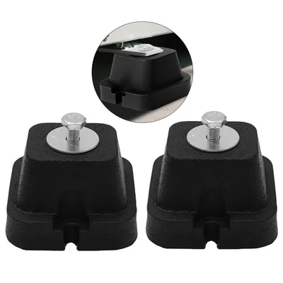 Produktbild von 2 Stück Dämpfungssockel,Gummifüße Klimaanlage,Dämpfungssockel Wärmepumpe,für Bodenkonsole Klimaanlage Antivibrationsfüße,Wasserdichter,150KG Belastbar