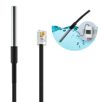 Image de Sonoff Intelligent Waterproof Probe Temperature Sensor Black (Ds18B2)