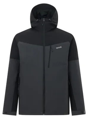 Productafbeelding van Regatta - "Wentwood" jas voor heren, model RG13575 (maat M), kleur: grijs/zwart