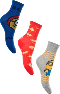 Produktbild von Baby Socken Mimoni - 3er Set - 27-30 - Rot,Blau,Grau