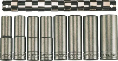 Image de Tengtools 101710101 Juego De Vasos Hexagonales Largos 1/2" M1208-6 8 Pzas