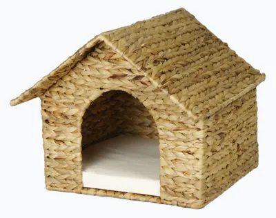 Immagine prodotto di animal-design Casa per gatti KLARA intrecciata in giacinto d'acqua - naturale - Tana per gatti Nascondiglio Posto per dormire