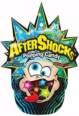 Produktbild von Aftershocks Popping Candy Blue Raspberry Watermelon (16 x 30g)