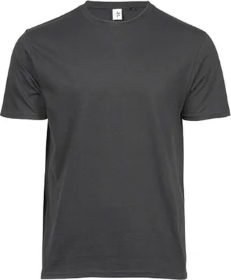 Produktbild von Tee Jays 1100 | Herren Shirt Power Tee - Farbe: Dark Grey (Solid) - Größe: 5XL
