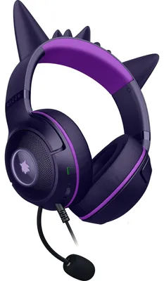 Produktbild von Razer Kraken Kitty V2 Pokémon Gengar Ed., Gaming-Headset, (USB-A)